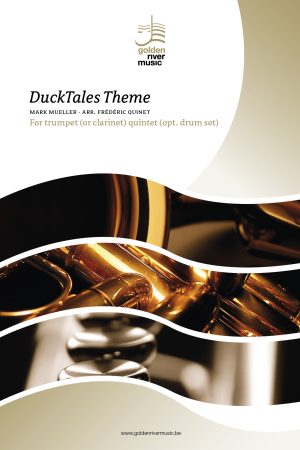 DuckTales Theme - trumpet (or clarinet) quintet and optional drum set